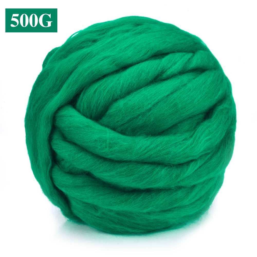 500 г шерстяной войлок Рождественская зеленая игла ткань для валяния рукоделия