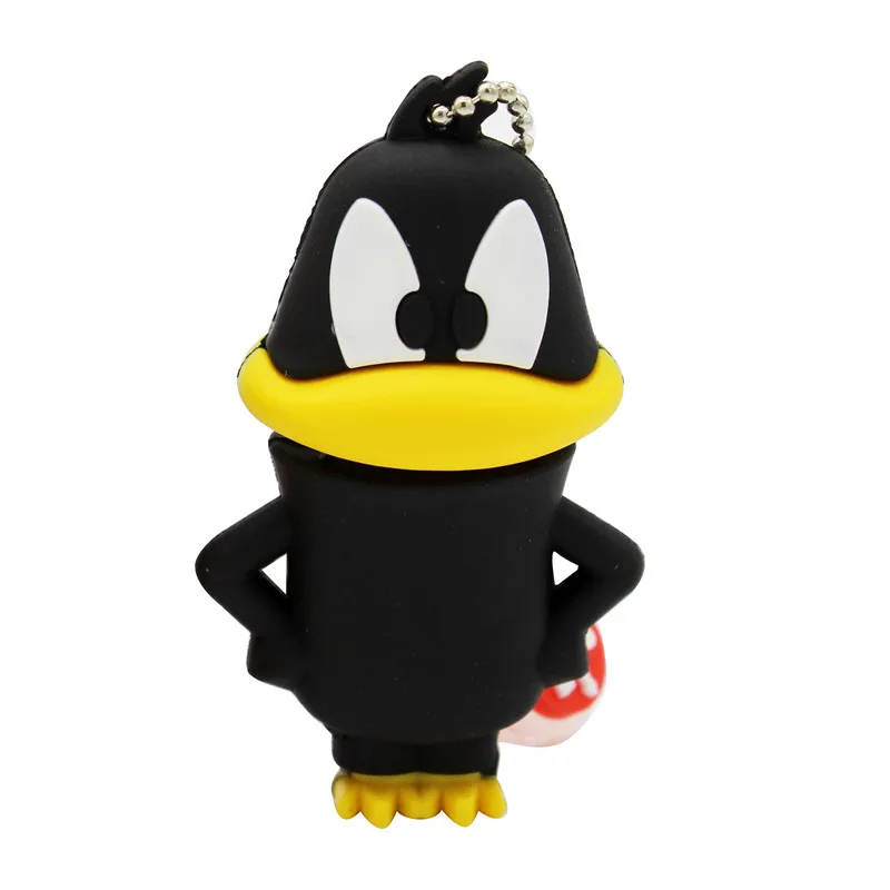 black Надпись ME мультфильм 64 Гб Милая ворона редис кролик утка лев кошка USB флэш-накопитель 4 ГБ 8 ГБ 16 ГБ 32 ГБ Флешка USB 2,0 Usb - Цвет: black
