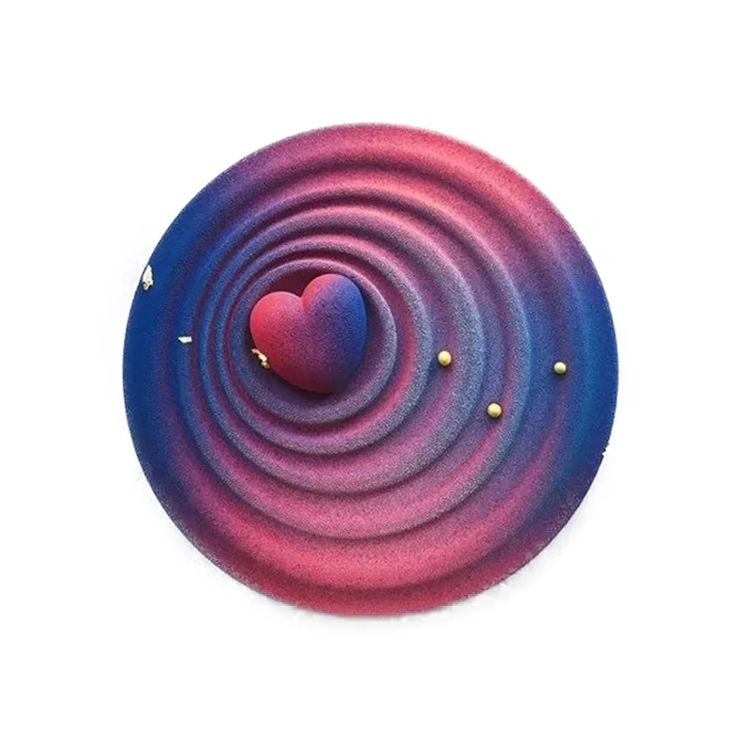 Спиральная силиконовая форма для торта в форме волн антипригарная выпечки мусса