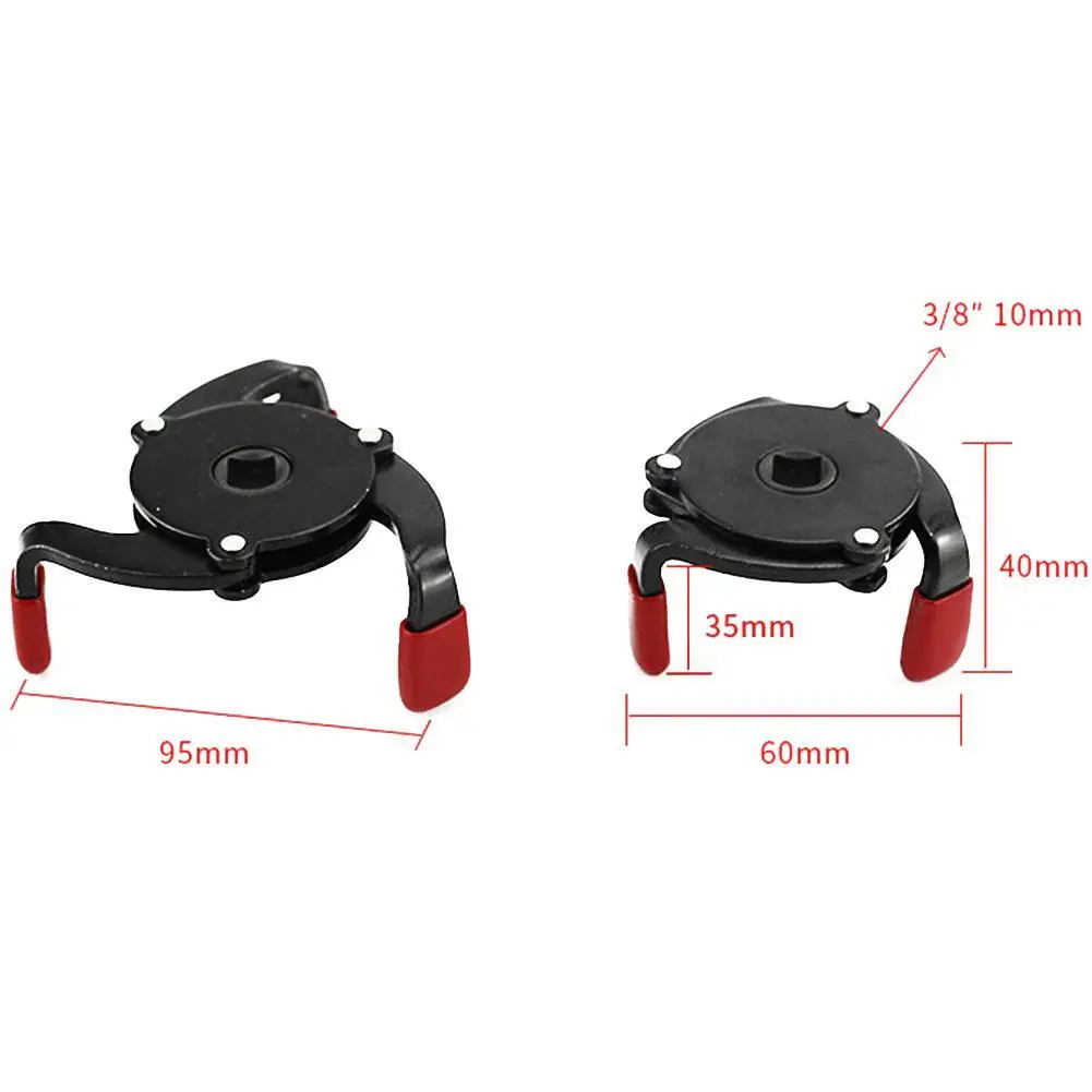 

Universal Carbon Steel 3 Jaw Oil Filter Remover Tool Cars Oil Filter Removal Tool Interface Special Tools Oil Filter Wrench Tool
