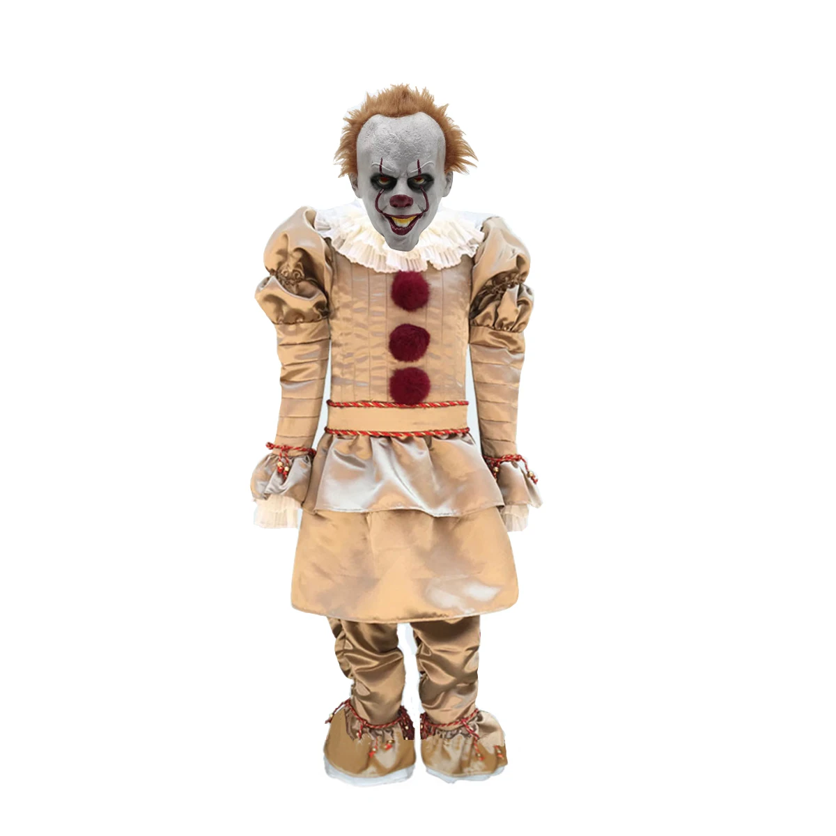 Детский Джокер Pennywise маска для косплея Stephen King It глава 2 ужас клоун поставка