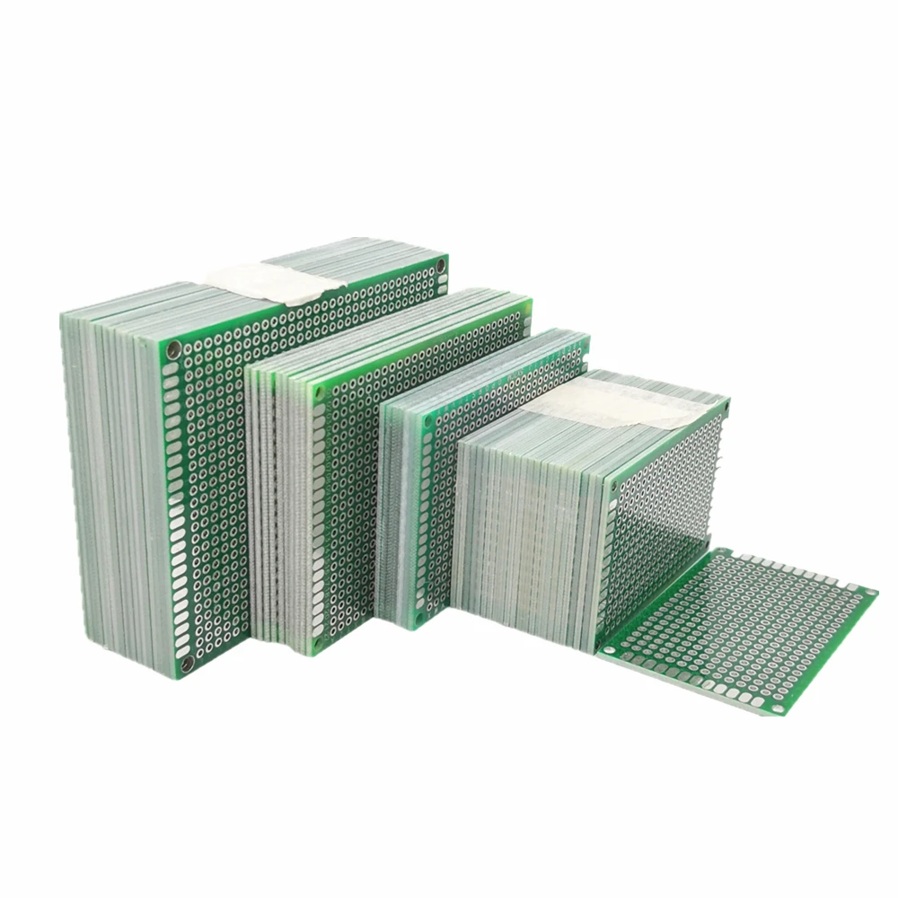 

Double Side Copper Prototype PCB 2x8 3x7 4*6 5x7 6x8 7x9 8x12 CM Universal Printed Circuit Board Fiberglass Plate For