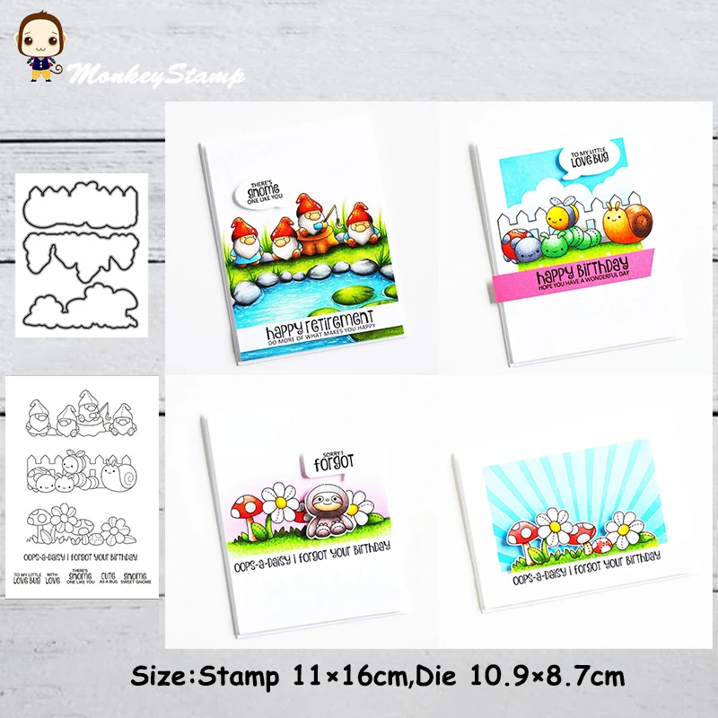 Металлические штампы в виде обезьяны Санта Клауса и пчелы трафарет для