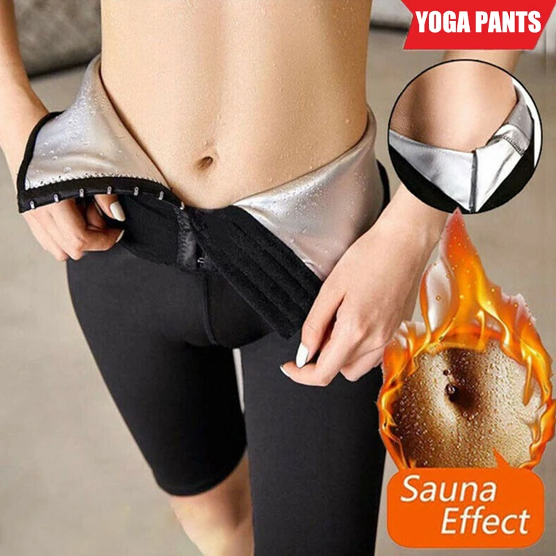 

Женские леггинсы с завышенной талией, спортивные штаны для сауны, термобелье, шейпер для талии, тренировочные штаны с пряжкой спереди, дизай...