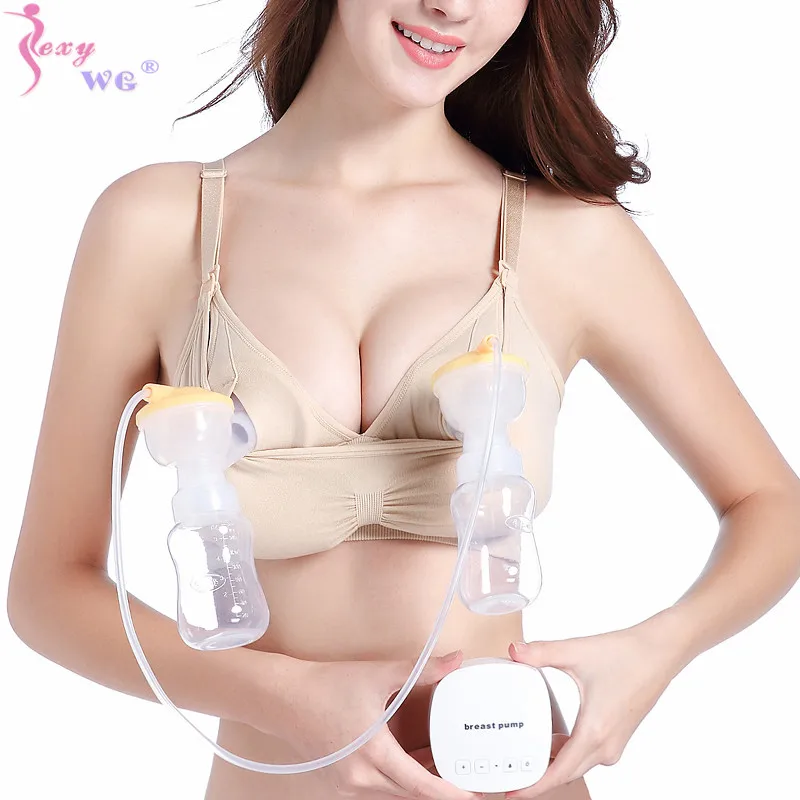 SEXYWG Бюстгальтер для кормления без рук насос грудью бюстгальтер беременных