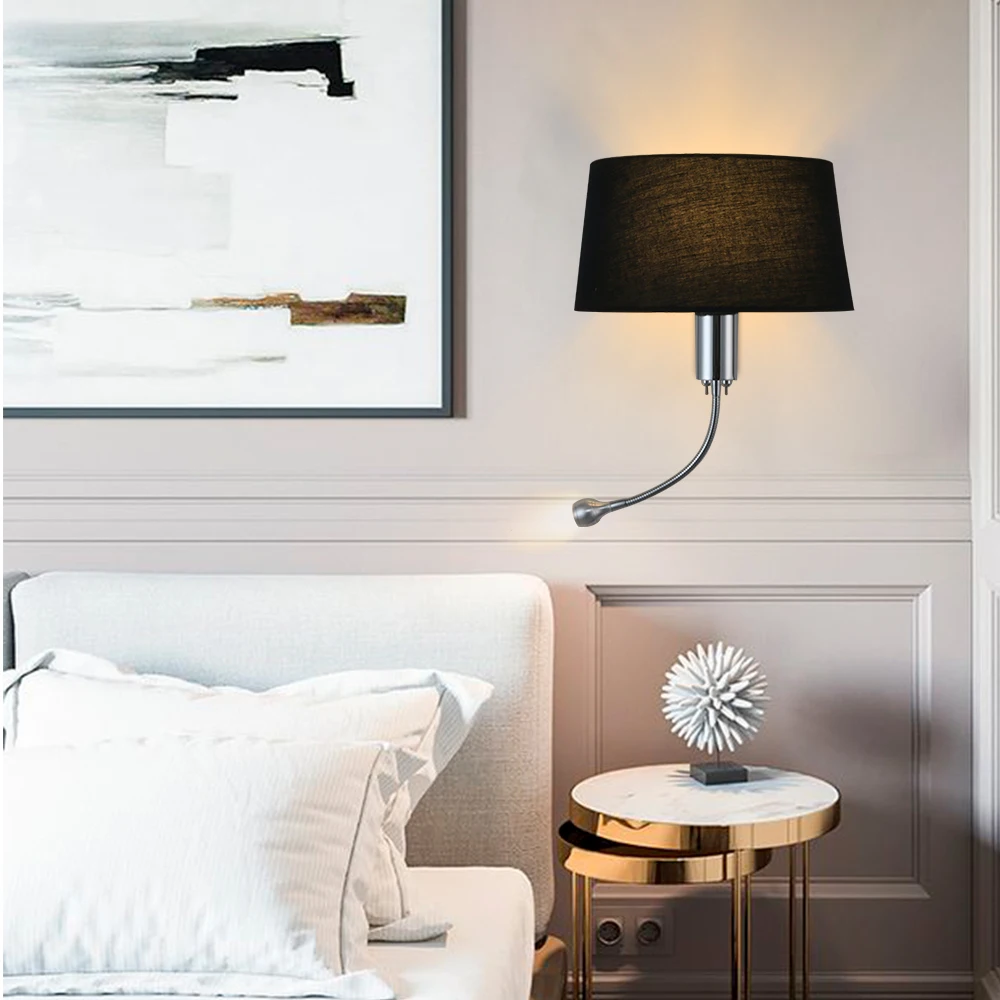 Ночное освещение для защиты глаз светодиодный настенный светильник чтения AC85 265v