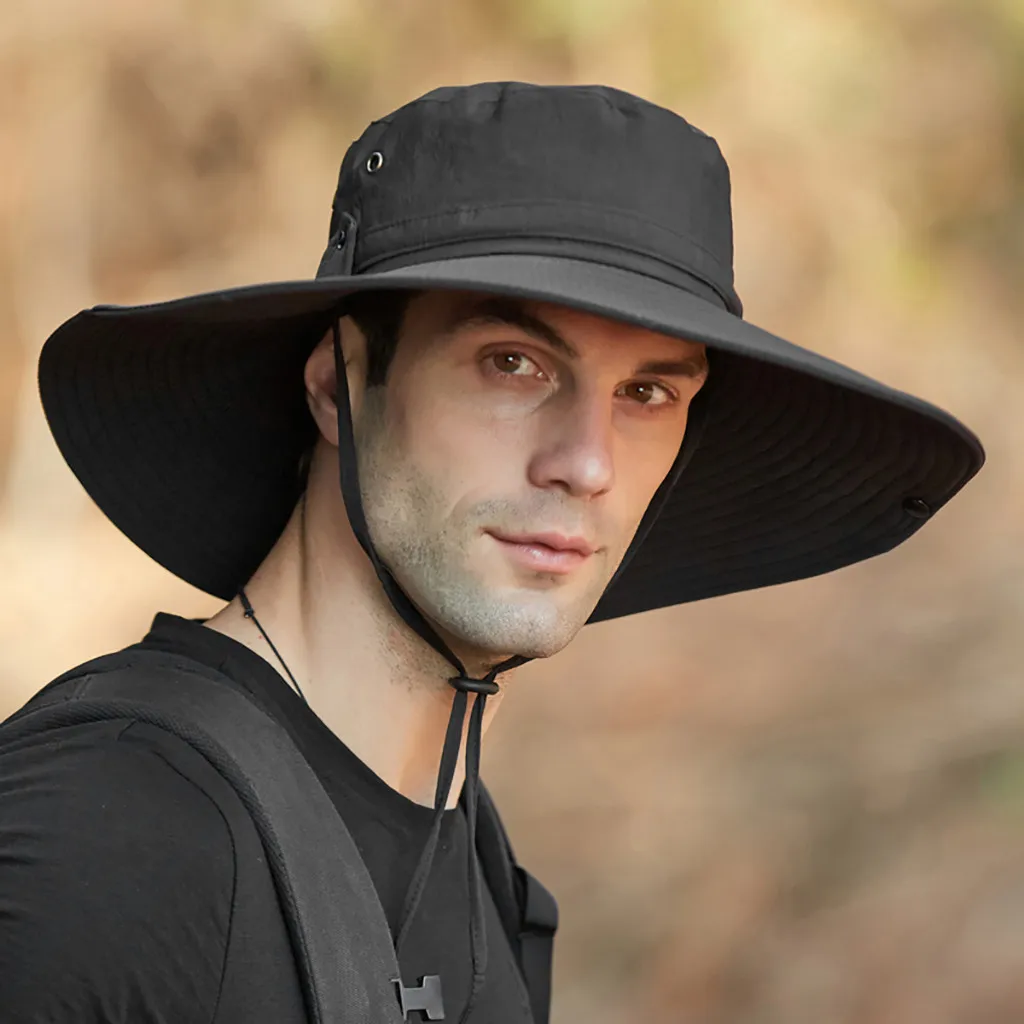 & 35 мужские водонепроницаемые шапочки на открытом воздухе защита от солнца шляпы