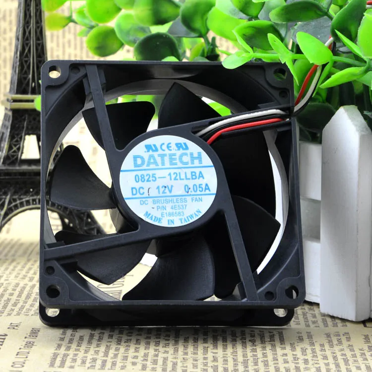 Фото Datech 0825-12llba 12 В 0.05a 8 см 8025 чехол вентилятор №3