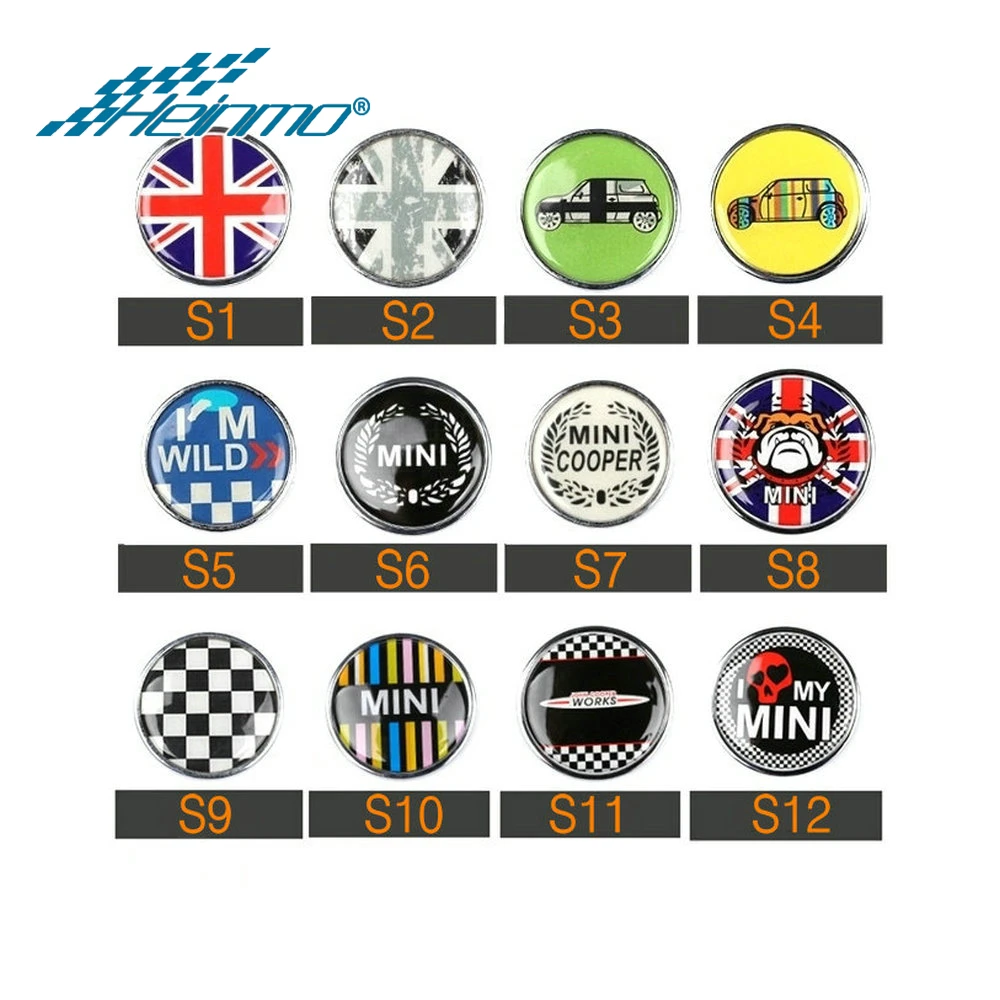 Для MINI Cooper S One R55 R56 R60 R61 F54 F55 F56 F60 наклейка для передней решетки радиатора пластина