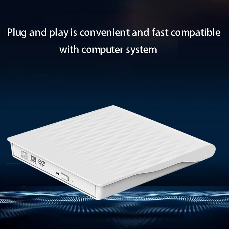 

USB3.0 CD DVD Burner, Portable CD / DVD / RW Player, For Laptop / Mac / Desktop / Mac OS / Windows10 / 8 / 7