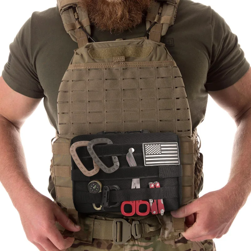 BOWTAC тактический Molle медицинская сумка EDC EMT Военная карта карман пакет утилита