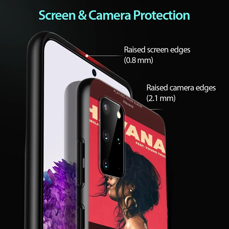 

HOT music player Black Cover For Samsung Galaxy S20 Ultra Plus A01 A11 A21 A31 A40S A41 A51 A70S A71 A91 Phone Case