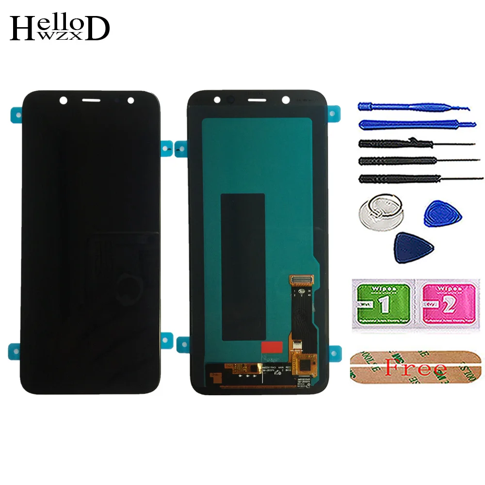 

OLED TFT LCD Display For Samsung Galaxy A6 2018 A600 A600F A600FN LCD Display With Touch Screen Assembly Digitizer Sensor Tools