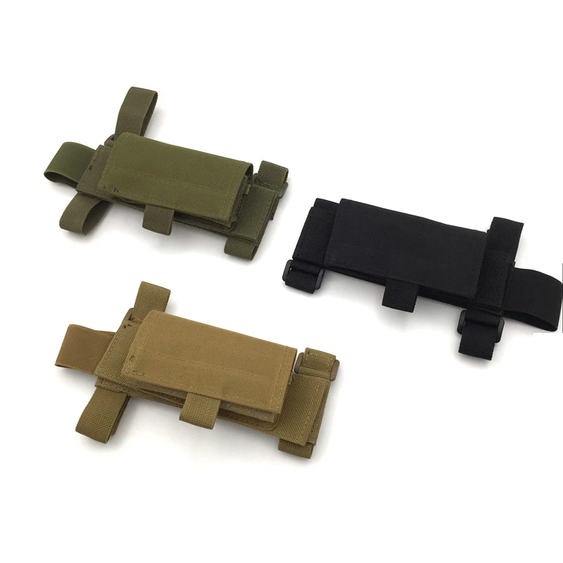 Tactical 5 Rounds Shotgun Shells Buttstock Pouch Cheek Rest Riser Pad Bullet Bag with Ammo Carrier Mag Accessories | Спорт и