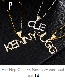 Хип-хоп индивидуальный заказ фото Iced Out Bling кубический циркон кальмар ожерелье и кулон для мужчин ювелирные изделия с теннисная цепочка