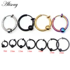 Alisouy 1 шт. клипсы, серьги, крючок, без пирсинг, модные украшения для женщин и мужчин, без отверстий, серьги-клипсы, зажимы для носа, пупка