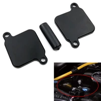fit for suzuki gsxr1000 gsx r1000 2009 2010 2011 2012 2013 2014 2015 2016 motorcycle smog block off plates cover cnc aluminum