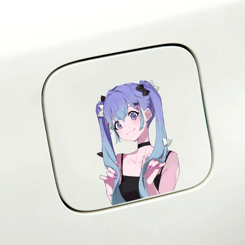 Аниме-наклейка Hatsune Miku 13 см украшение автомобиля водонепроницаемая наклейка