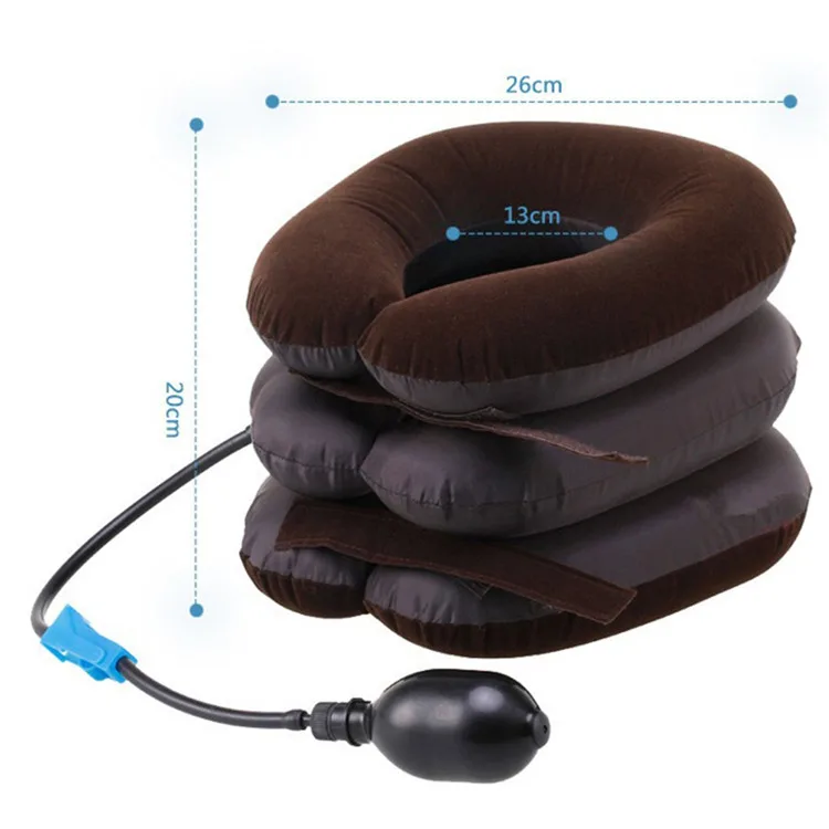 

New Inflatable Cervical Vertebra Traction Soft Travel Neck Posture Pain Correction Release Brace Stretching Neck Neck Tract A6O2