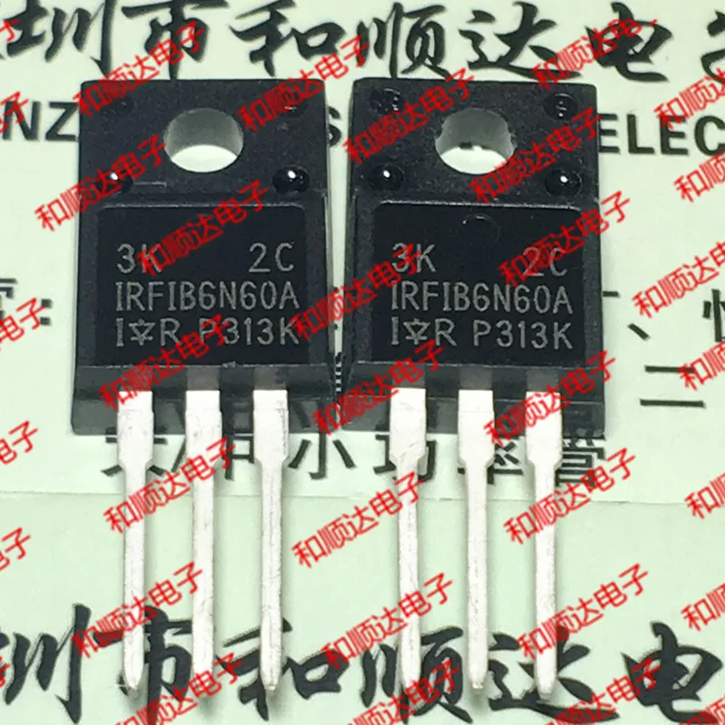 Оригинальный Новый/5 предметов в лоте IRFIB6N60A TO 220F 600V 5.5A|Регуляторы