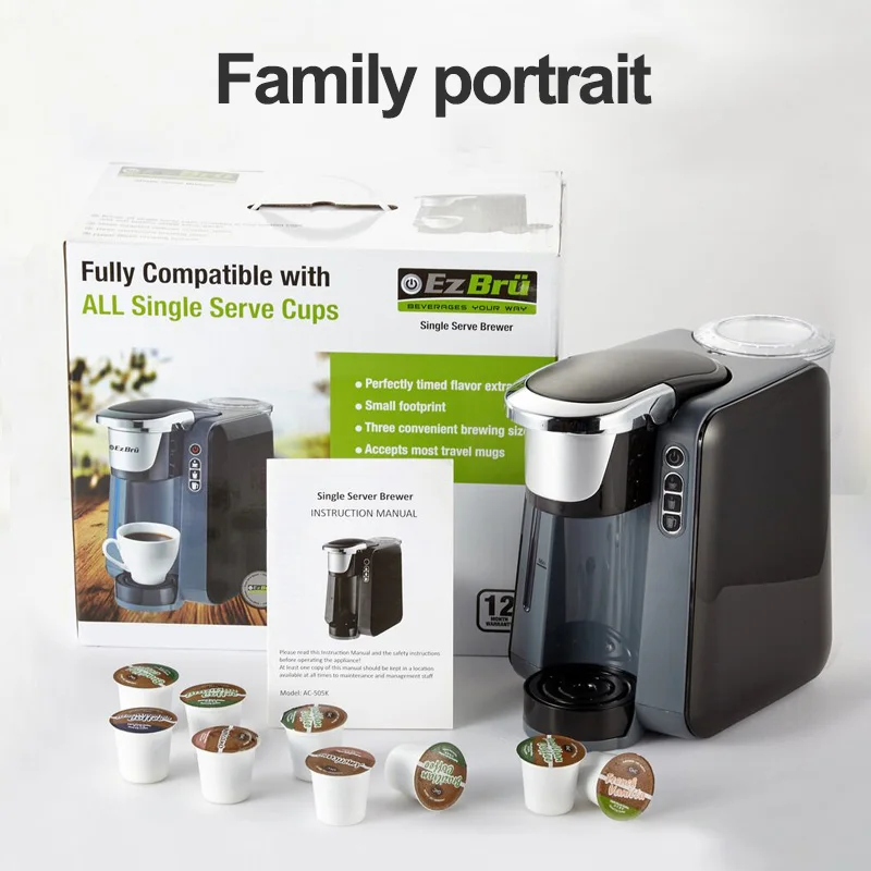 HiBREW K-Cup brewer; Кофеварка-машина, Кофеварка Kcup с одной чашкой, Капсульная кофемашина, автоматическая кофеварка