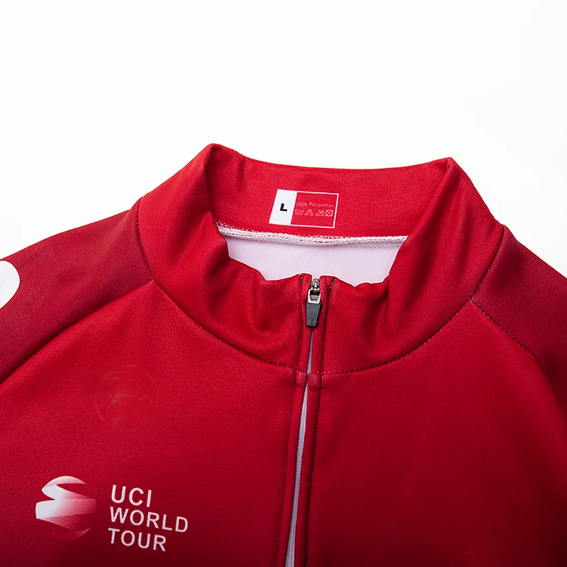 Велосипедная футболка INEOS 2019 чемпион мира зимняя теплая велосипедная для