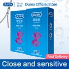 Презервативы Durex 12 шт. 49 мм, плотно прилегающие, интимные товары для взрослых из натурального латекса, небольшие презервативы, интимные игрушки