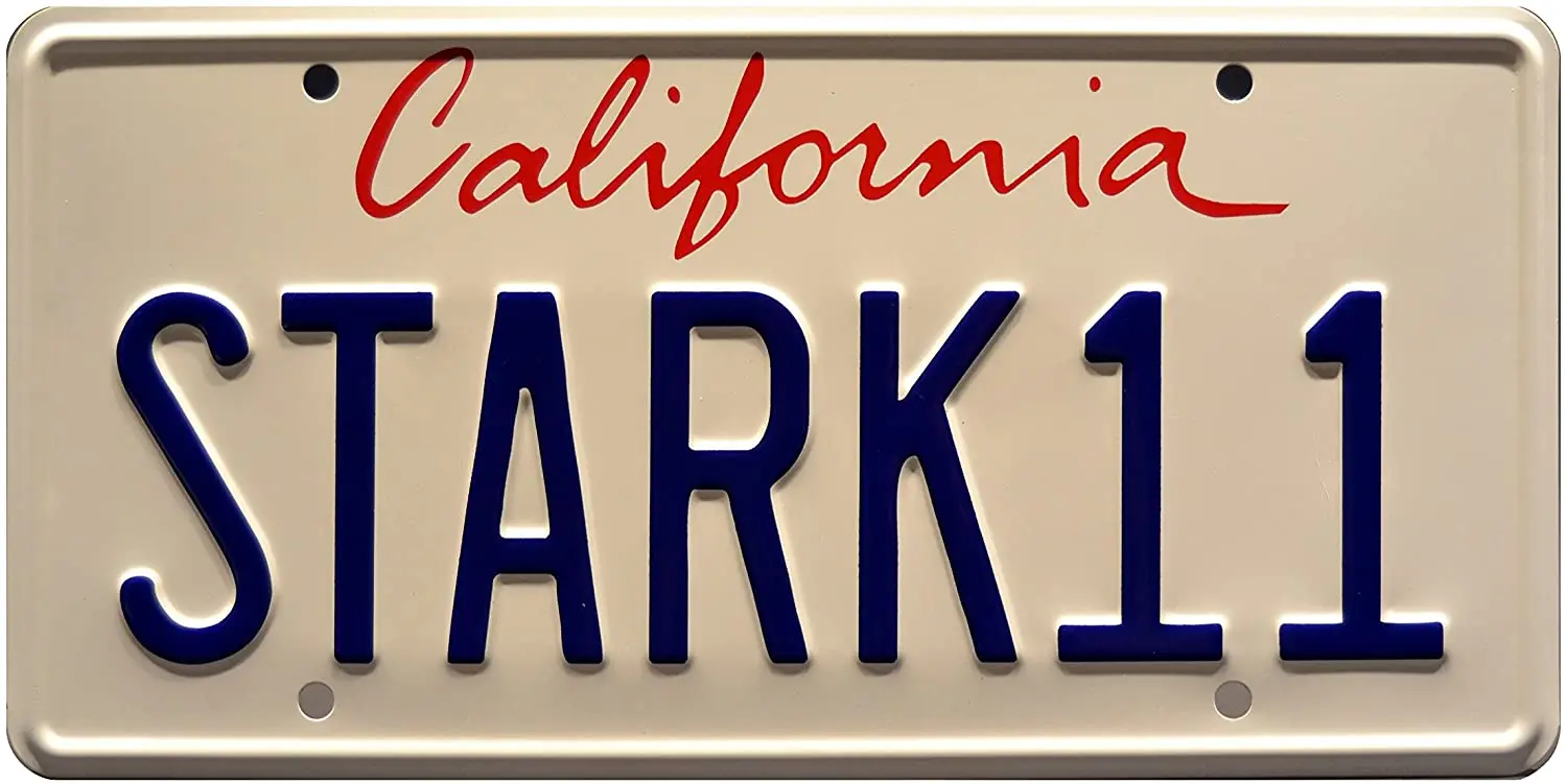 

Celebrity Machines Iron Man 2 | Stark 11 | Metal Stamped License Plate