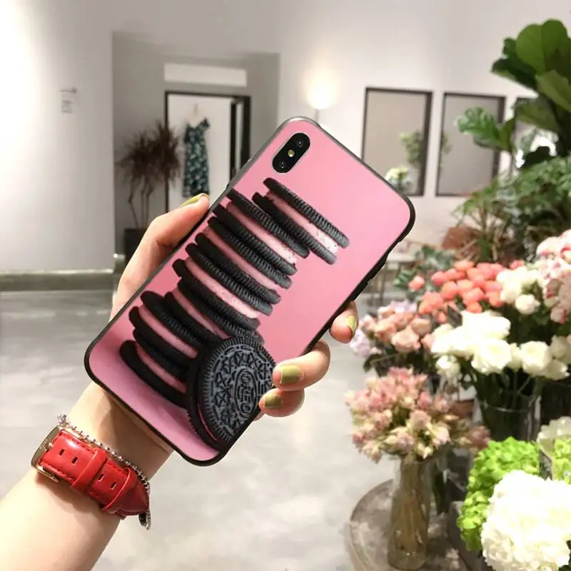 Милый чехол для телефона PENGHUWAN Oreo Бисквитное украшение iPhone 11 pro XS MAX 8 7 6 6S Plus X 5S SE XR |