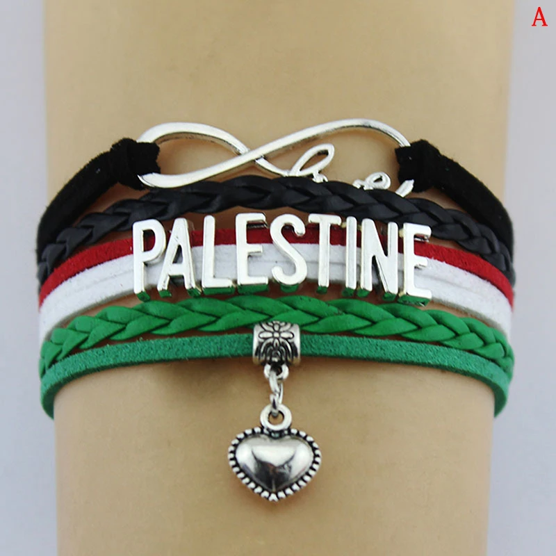 1PC New Creative Palestine Bracelet Charm Palestine Bracelets Fashion Women And Men Jewelry