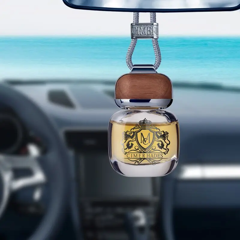 Luxury style Car Air Freshener Hanging Perfume Pendant Bottle Auto Essential Oils Perfume Bottle Diffuser Automobiles Ornaments
