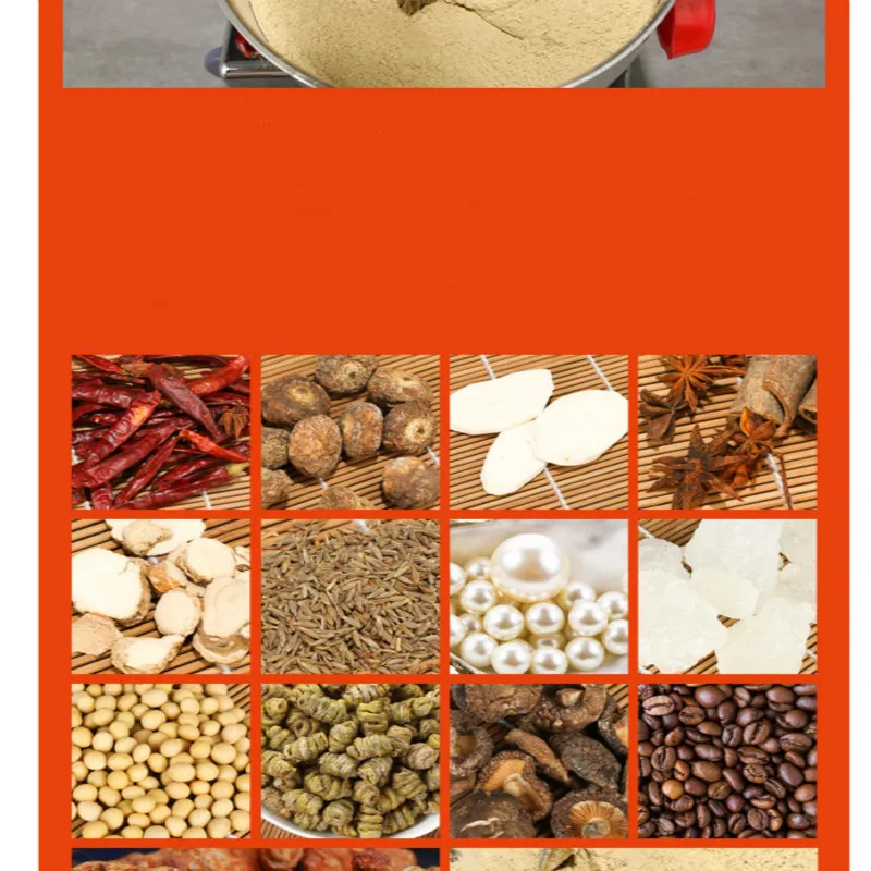 

Chinese herbal medicine grinder Ultrafine grinding Household Small Sanqi powder machine Whole grains Dry grinding Grinder