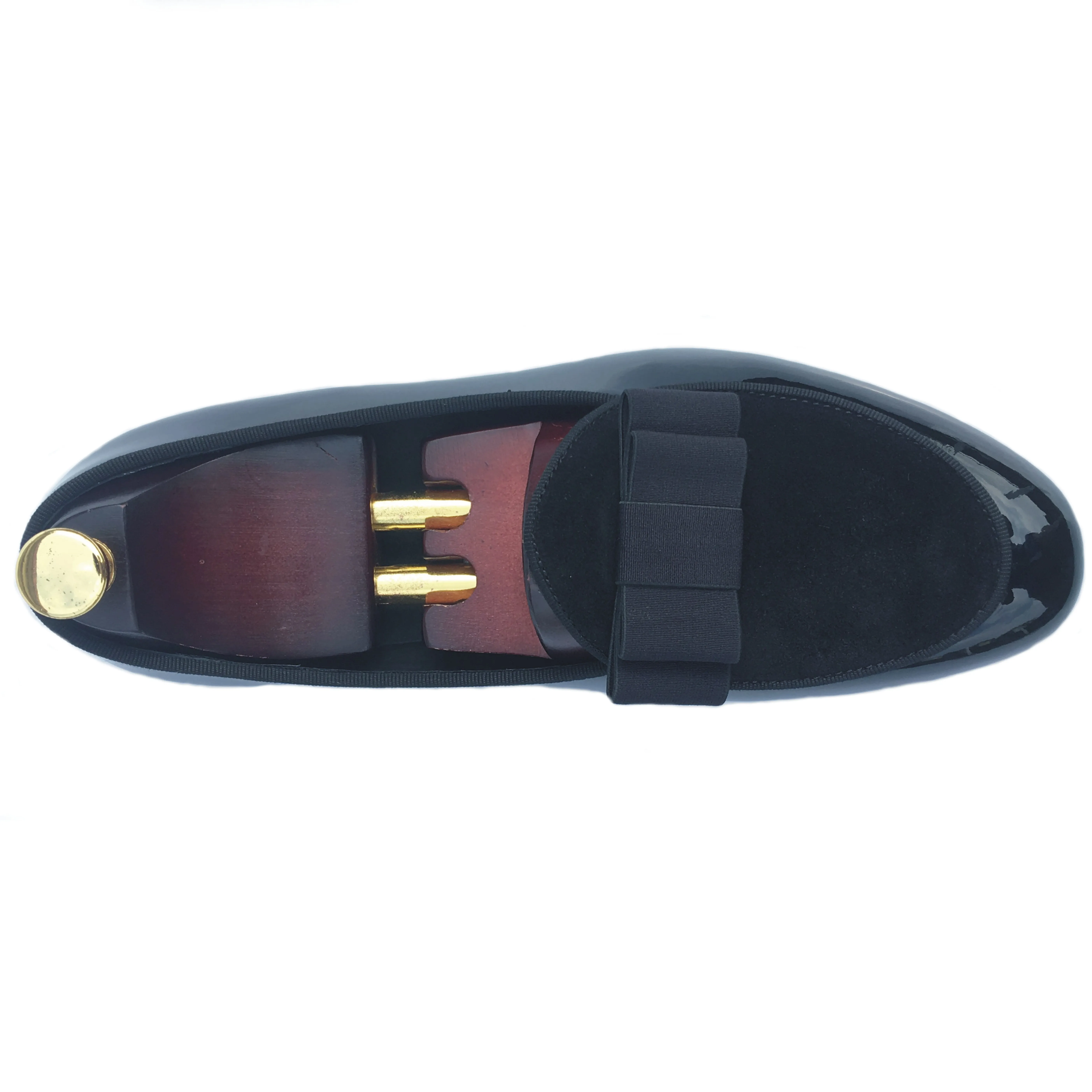 Мужские мокасины ручной работы из натуральной кожи Роскошные туфли с бантиком