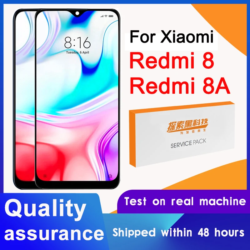 100% протестированный 6 22 ''сменный дисплей для Xiaomi Redmi 8A ЖК сенсорный экран
