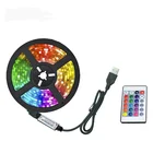 Светильник ные ленты RGB SMD2835 с инфракрасным управлением и USB, освесветильник для фона свадьбы, дня рождения, ТВ, рождественские украшения для дома