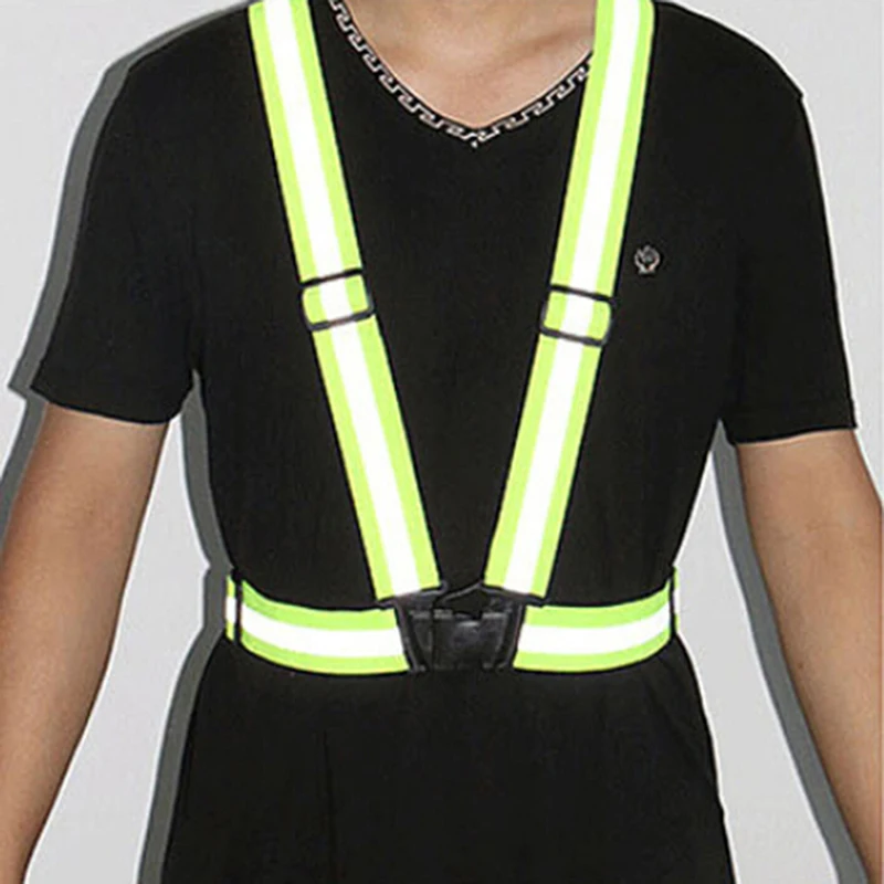 Наружный жилет безопасности светоотражающий ремень высокая видимость унисекс