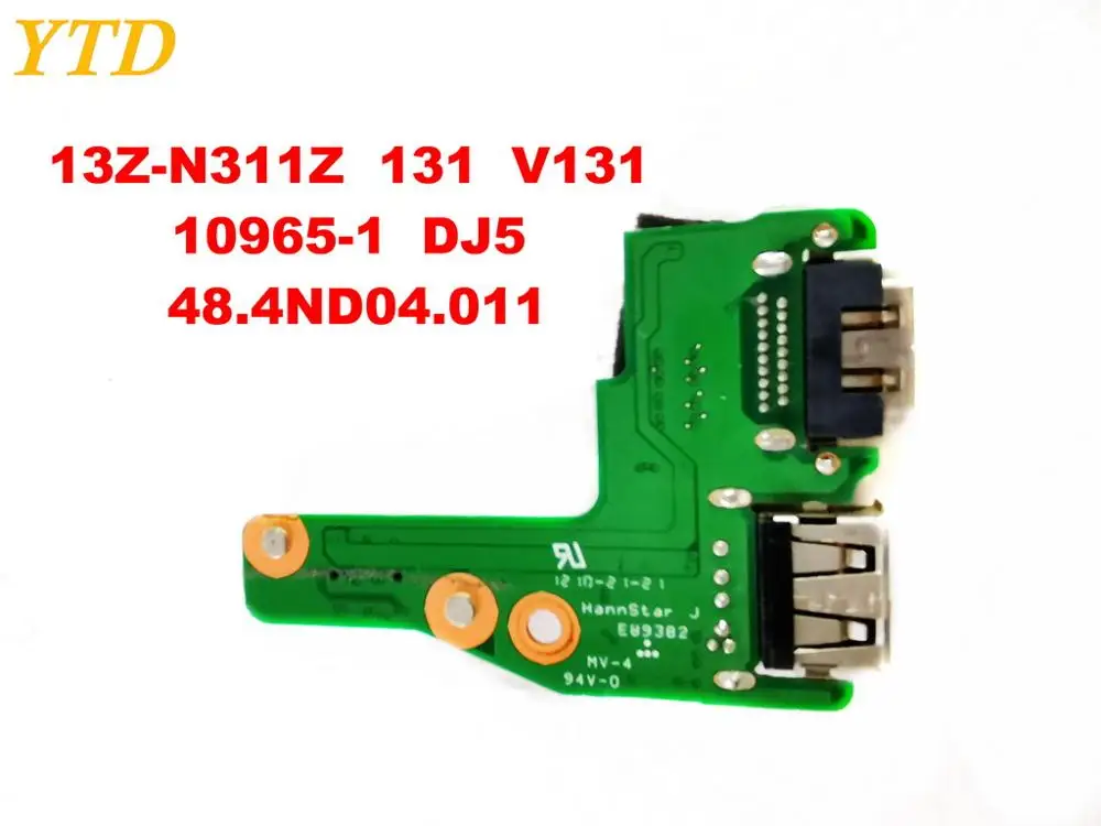 Оригинал для DELL 13Z N311Z 131 V131 звуковая плата USB board 10965 1 DJ5 48. 4nd04. 011 Протестировано