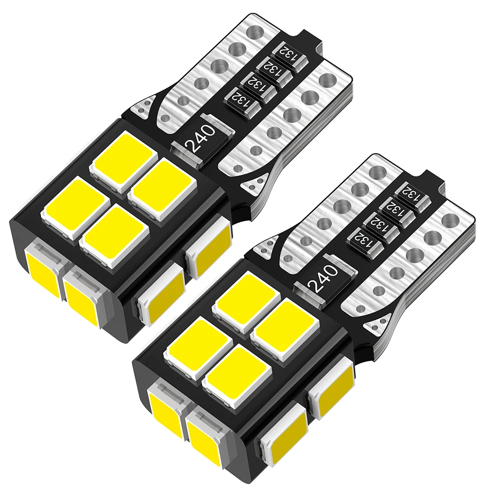 

Светодиодная CAN-шина AUXITO W5W T10 LED 168 194 для оформления автомобиля, лампа заднего света 6000K 12V, сигнальная лампа