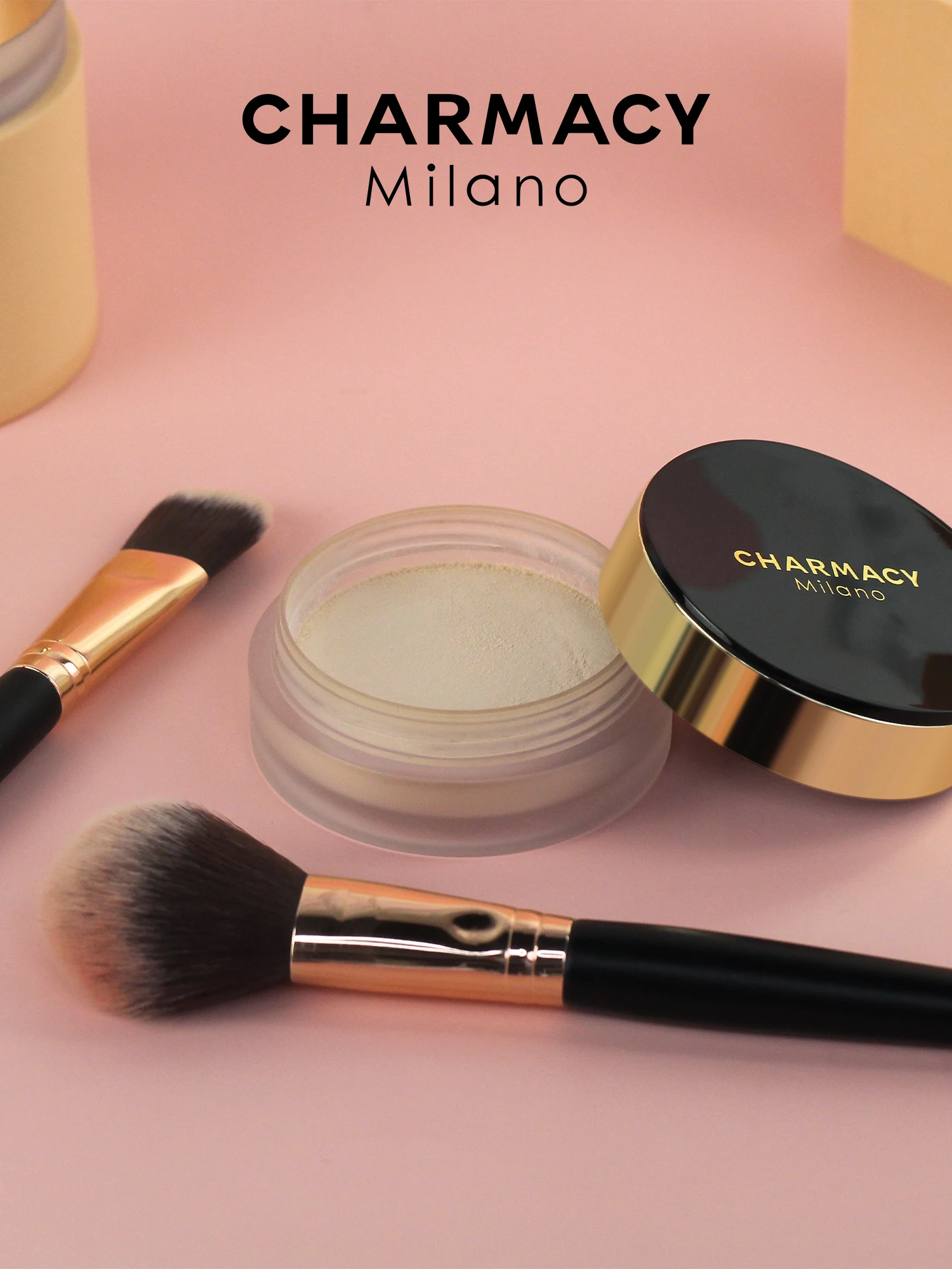 CHARMACY рассыпчатая пудра для лица минеральный цвет кожи водостойкая матовая