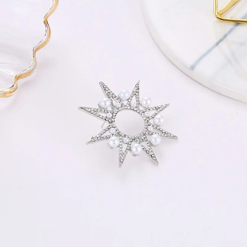 1pc Trendy Pearl Star Piercing Stud Earrings Bijoux Jewelry Accessories For Woman | Украшения и аксессуары