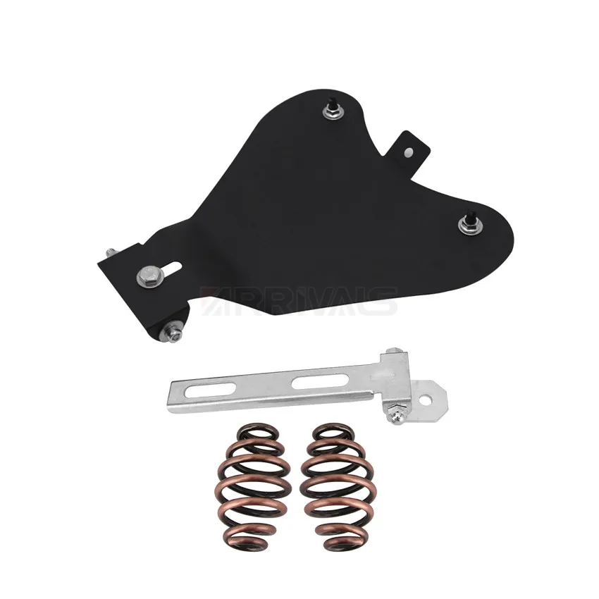 Bronze 3" Motorcycle Solo Seat Spring Steel Driver Hardware Bracket Mount Kit For Harley Bobber Chopper Custom Moto |
