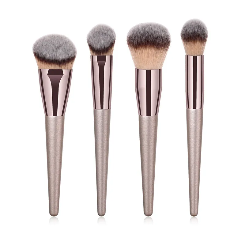 

4pcs Makeup Face Beauty Make Up Tool Brush Set Foundation Powder Blush Blusher Blending Concealer Contour Highligh Highlighter