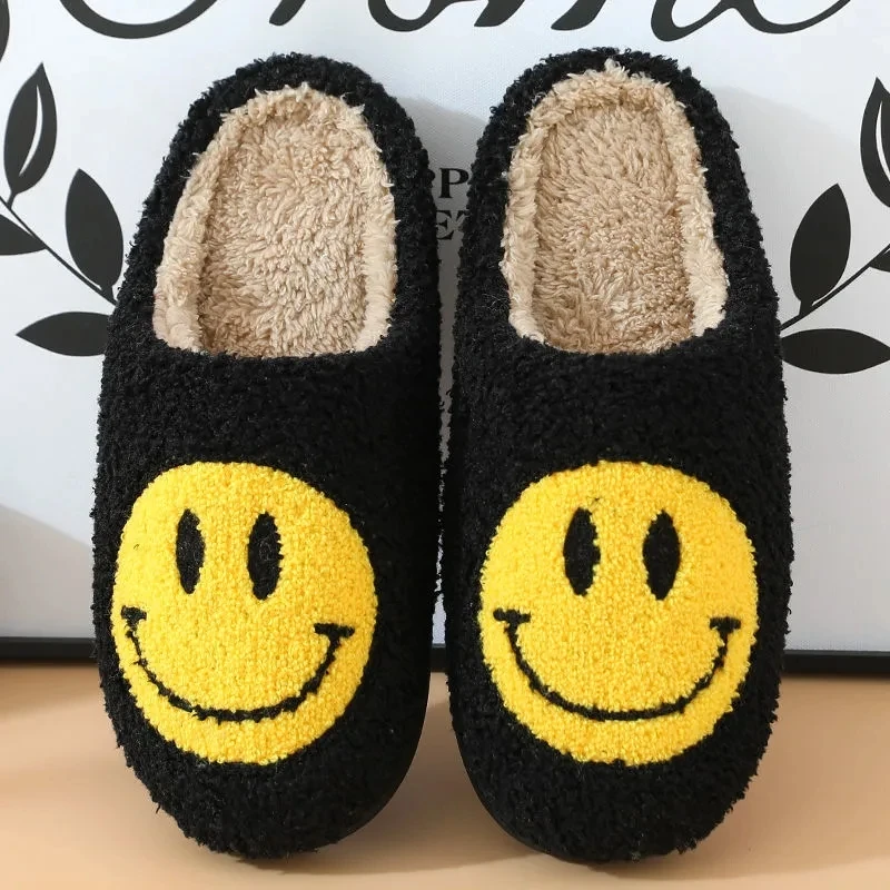 

Sunny Winter Couples Floor Slippers Men Fur Slides Unisex Big Size 37-44 Warm Plush Home Shoes Man Women Slippers Flip Flop 2021