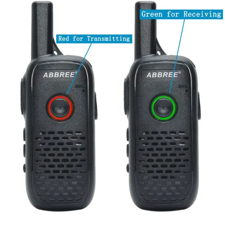 2 шт. ABBREE AR-Q2 Профессиональная удобная мини-рация VOX USB зарядка UHF двухстороннее радио Comunicador приемопередатчик Woki Toki