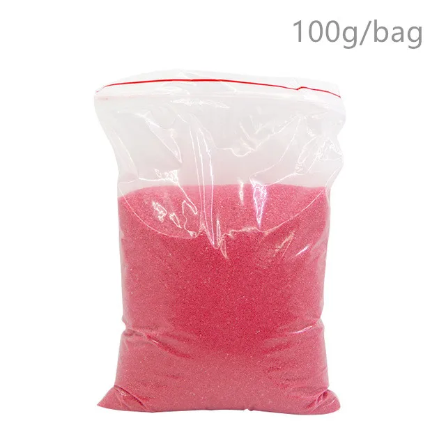 100g Red 100 г не влажный волшебный песок для детей игрушки Красочные Марс, Космический песок слизь Крытый играть забавная обучающая игрушка для Дети Детские подарки - Цвет: 100g Red