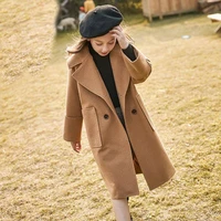 new spring winter jacket fur thick toddler child warm sheep like coat wool baby outwear girl clothes mid length high quality