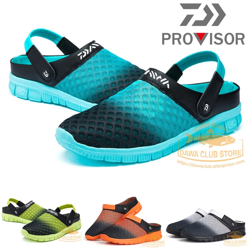 

2020 DAWA Fishing Shoes Beach Sandals daiwa Outdoor Shoes Quick drying Breathable Slipper Daiwa Men Summer Soft Water Shoes