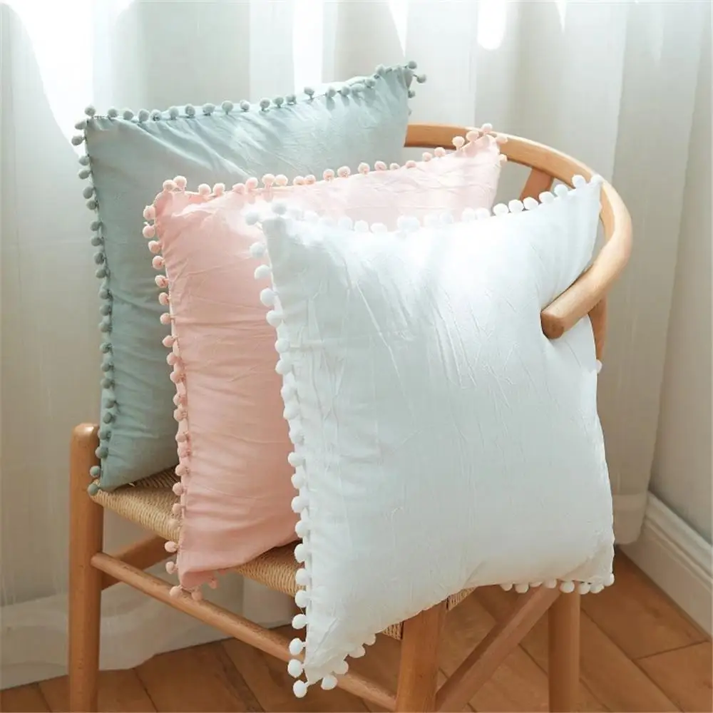 51 Хлопковая Милая одежда с Стиль Чехлы супер мягкий помпон кисточками в горошек