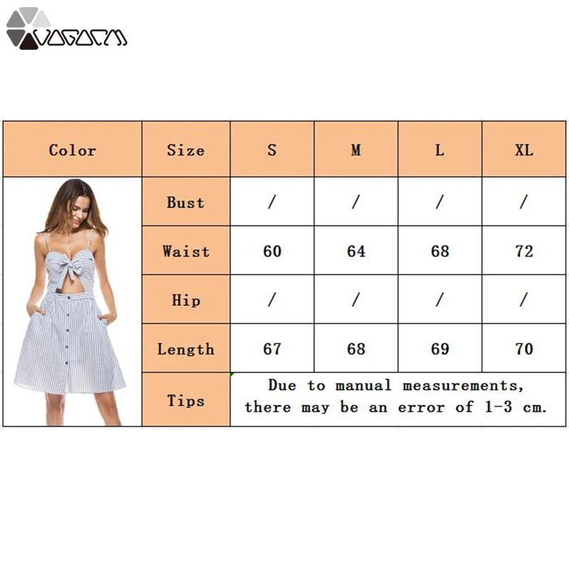 

Women Summer Sling Striped Dress Sexy Spaghetti Strap Hollow Out A Line Party Dresses Button V-neck Bow Backless Beach Vestidos