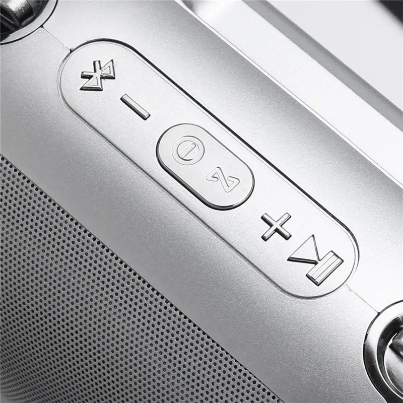 

Portable Bluetooth Speaker Outdoor Heavy Subwoofer HIFI Super Bass Wireless Speakers TF Card U-disk FM Radio for IPhone Huawei